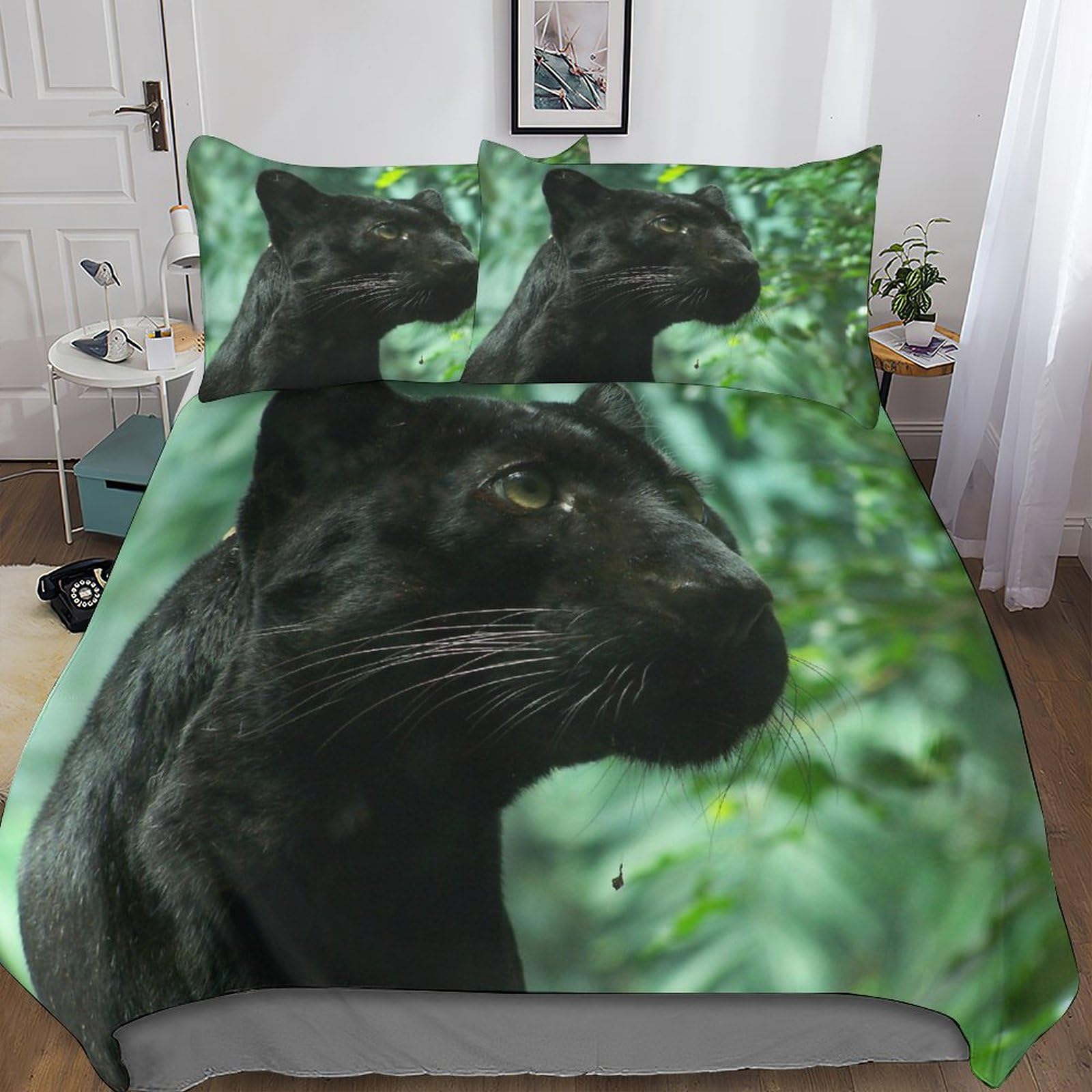Housse de couette Black Panther 3D pour décorer la chambre de votre ado Marvel
