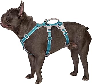 Huntboo No Escape Dog Harness, Escape Proof Harness, Fully Reflective Harness with Padded Handle, Breathable, Durable, Adj...