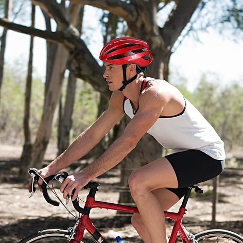 Miniatura 5 de Casco de bicicleta con luz LED para adultos, casco ligero de bicicleta de carretera de montaña para mujeres, cascos de bicicleta con luz USB