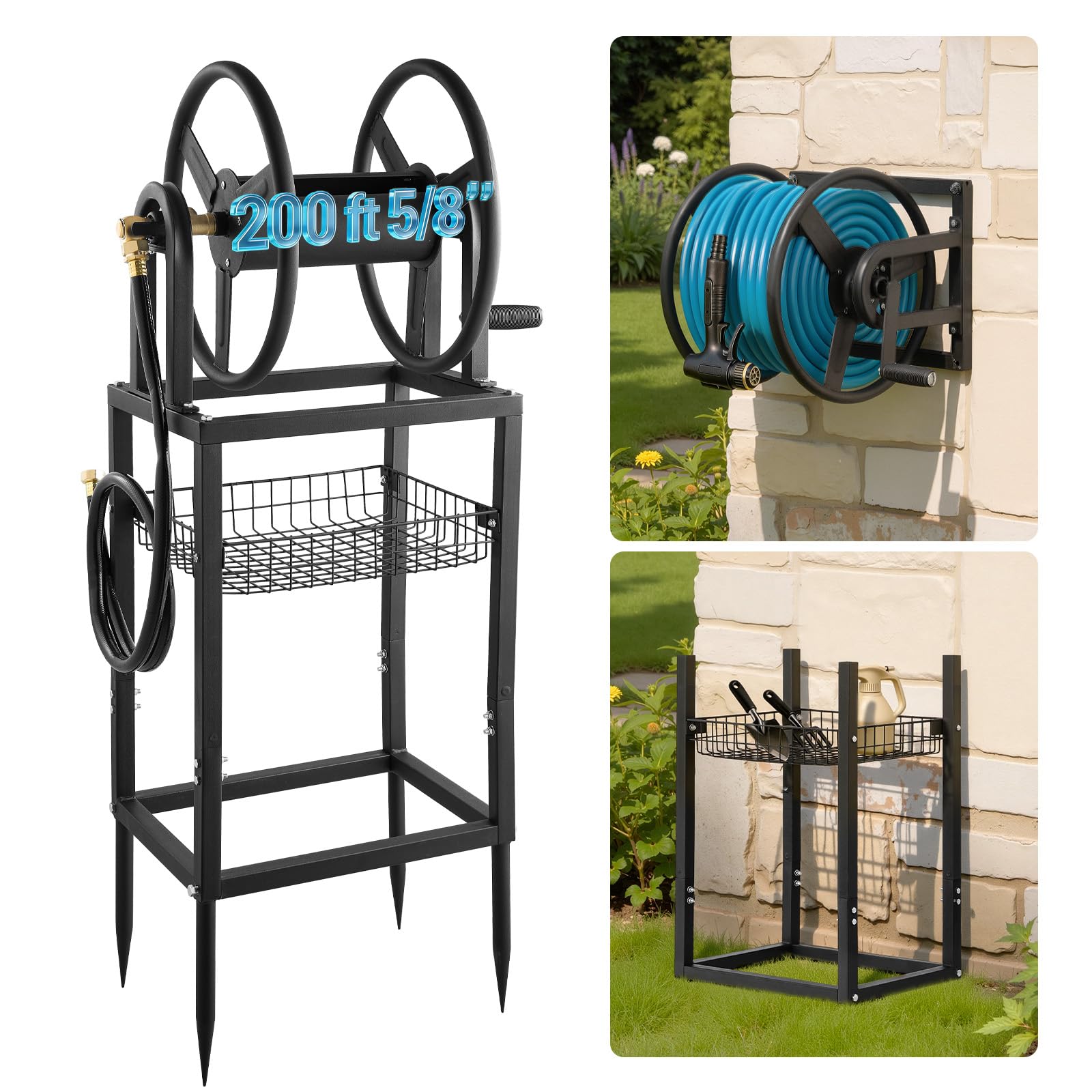 VEVOR Freestanding Garden Hose Reel