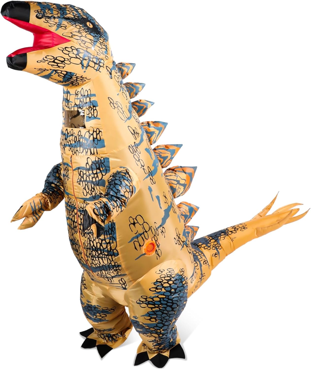 Suhine Inflatable Halloween Dinosaur Costume Blow up Tyrannosaurus Inflatable Costume Cosplay Party(Adult Size)