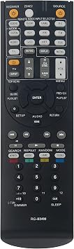 RC-834M Replaced Remote fit for Onkyo AV Receiver TX-NR515 HTR791 HT-R791