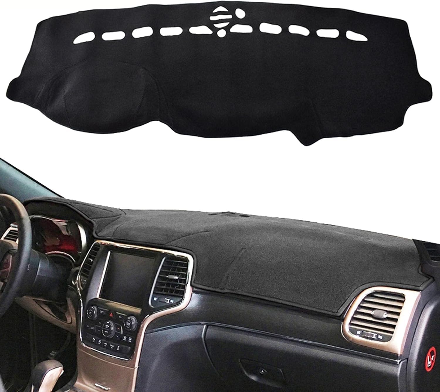 Alfombrilla cubre-salpicadero para Jeep Grand Cherokee WK2 antideslumbrante y antideslizante
