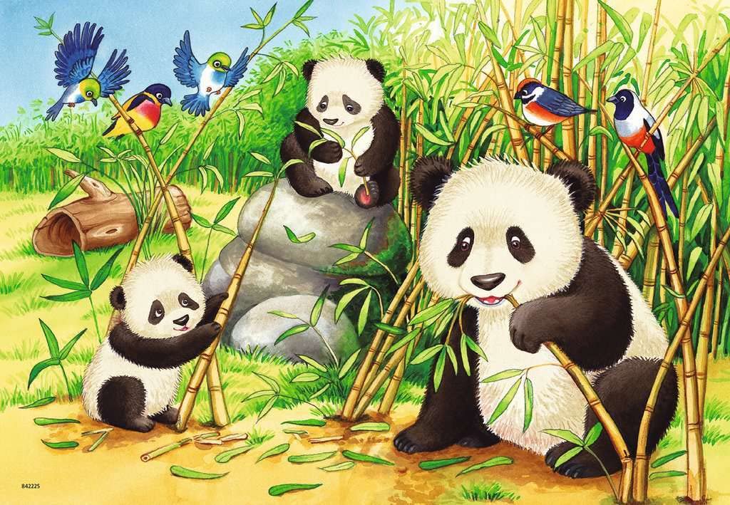 Ravensburger-03123 9 Puzzles - Les Animaux Et Leurs Bébés