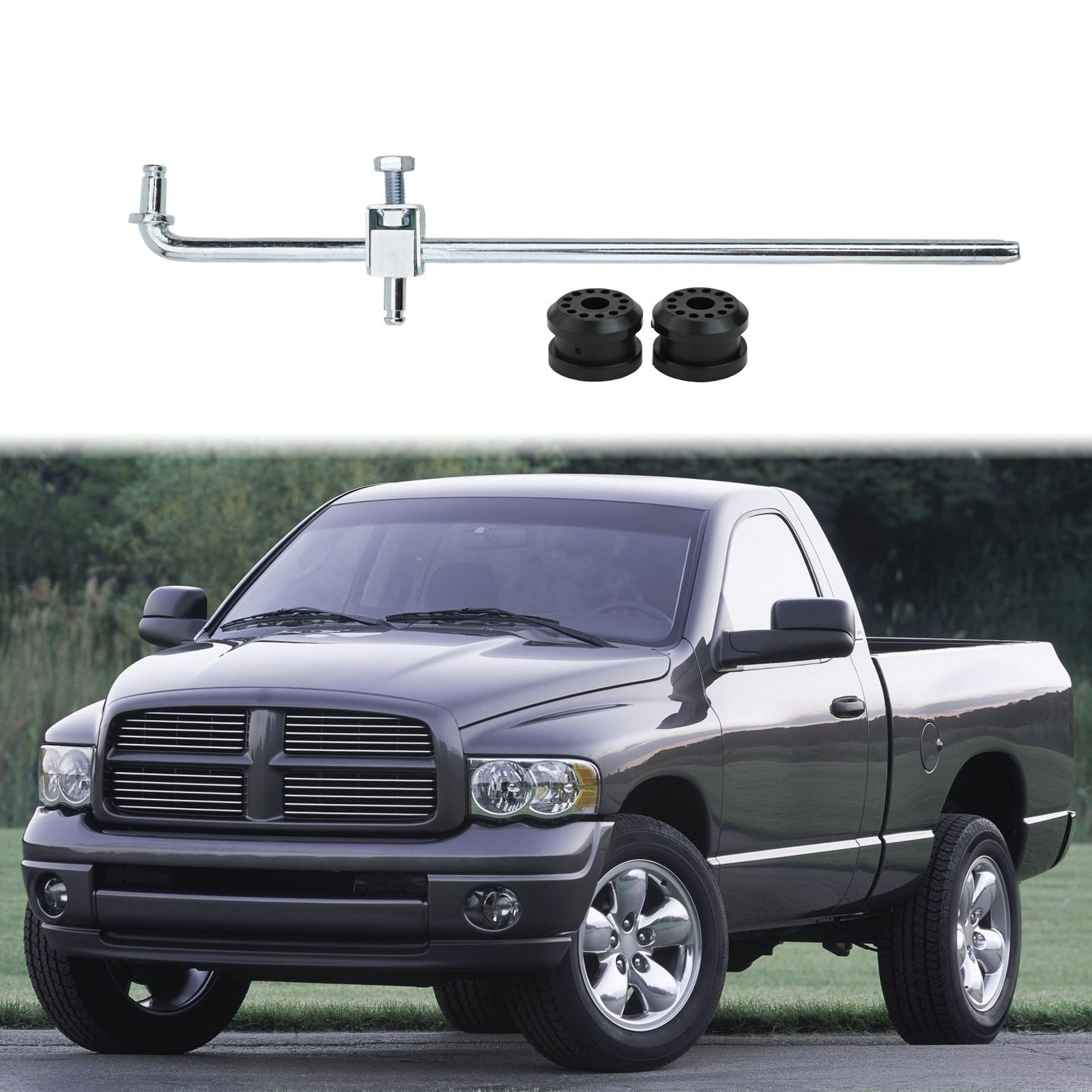 Verteilergetriebe-Gestänge, mit Tüllenbuchsen für Dodge für RAM 4x4 2002–2005 Schaltsteuerungsanschlusskabel für Ring