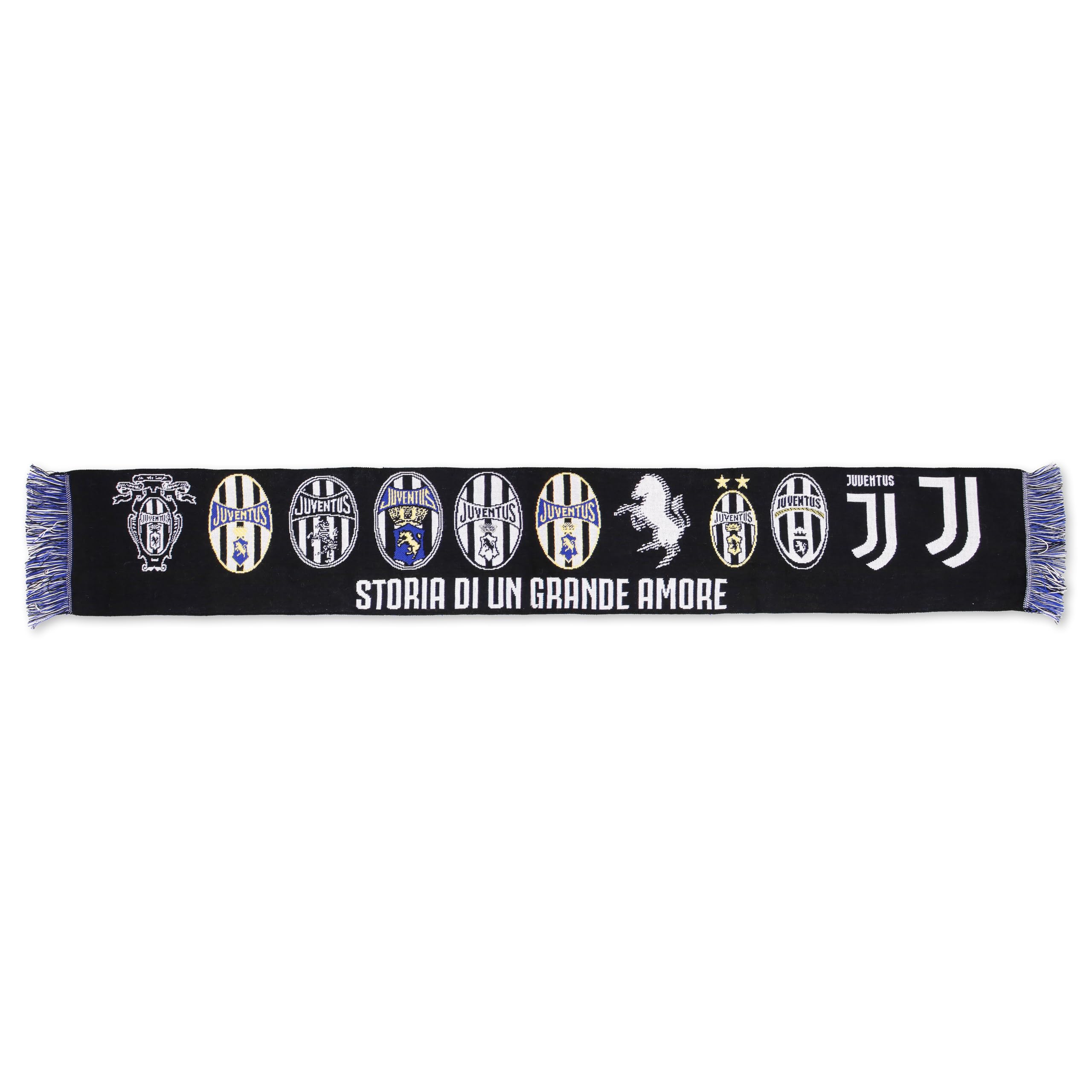 Juventus - Sciarpa Jacquard Loghi Storici, Prodotto Ufficiale