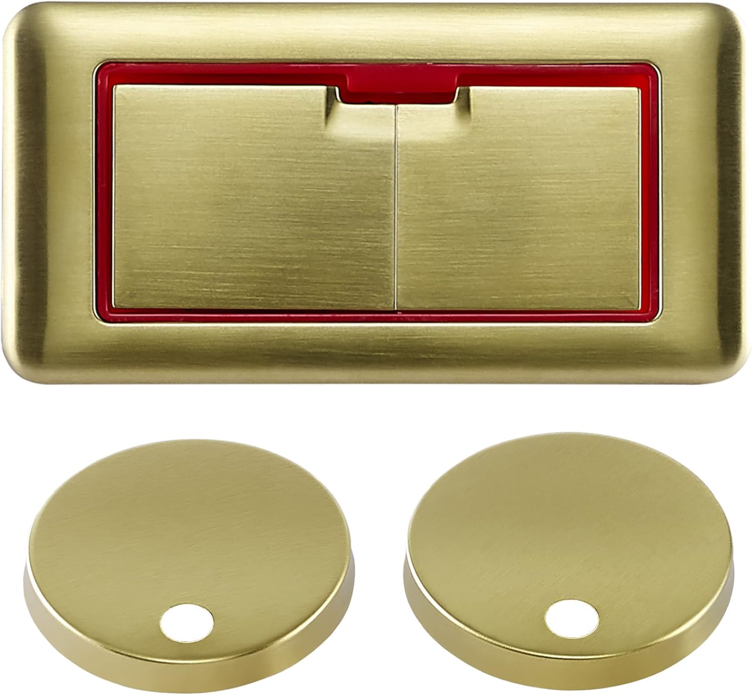 Toilet Hardware Brushed Gold (SM-1T106)
