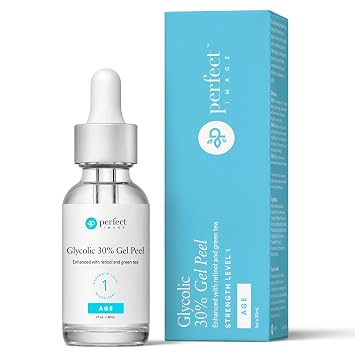 Glycolic Acid 30% Gel Peel - Enhanced with Retinol and Green Tea Extract Professional Chemical Peel- 1 fl oz 30mL