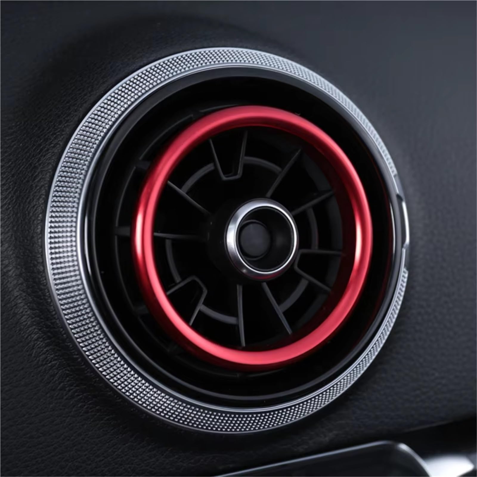 Compatible Con RS3 8V 2015 2016 2017 2018 2019 2020 Pegatinas Anillo Decorativas Para Salida Aire Coche Cubierta Embellecedora Ventilación Accesorios Interiores