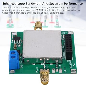 Fractional N Phase Locked Loop, HMC833LP6GE Low Noise Frequency Synthesizer Module 25-6000MHz, Integrated VCO PLL with <-170 dBc/Hz Phase Noise for Cellular Microwave Radio