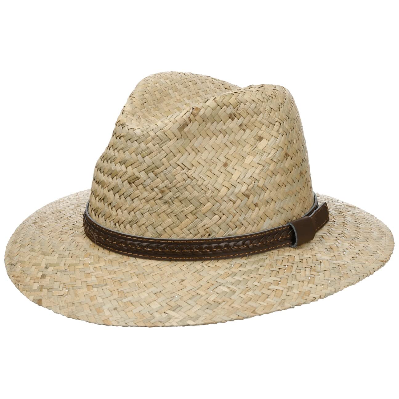 LIPODO Sombrero de Paja New Steven Traveller Hombre/Mujer - Made in Italy Verano Primavera/Verano