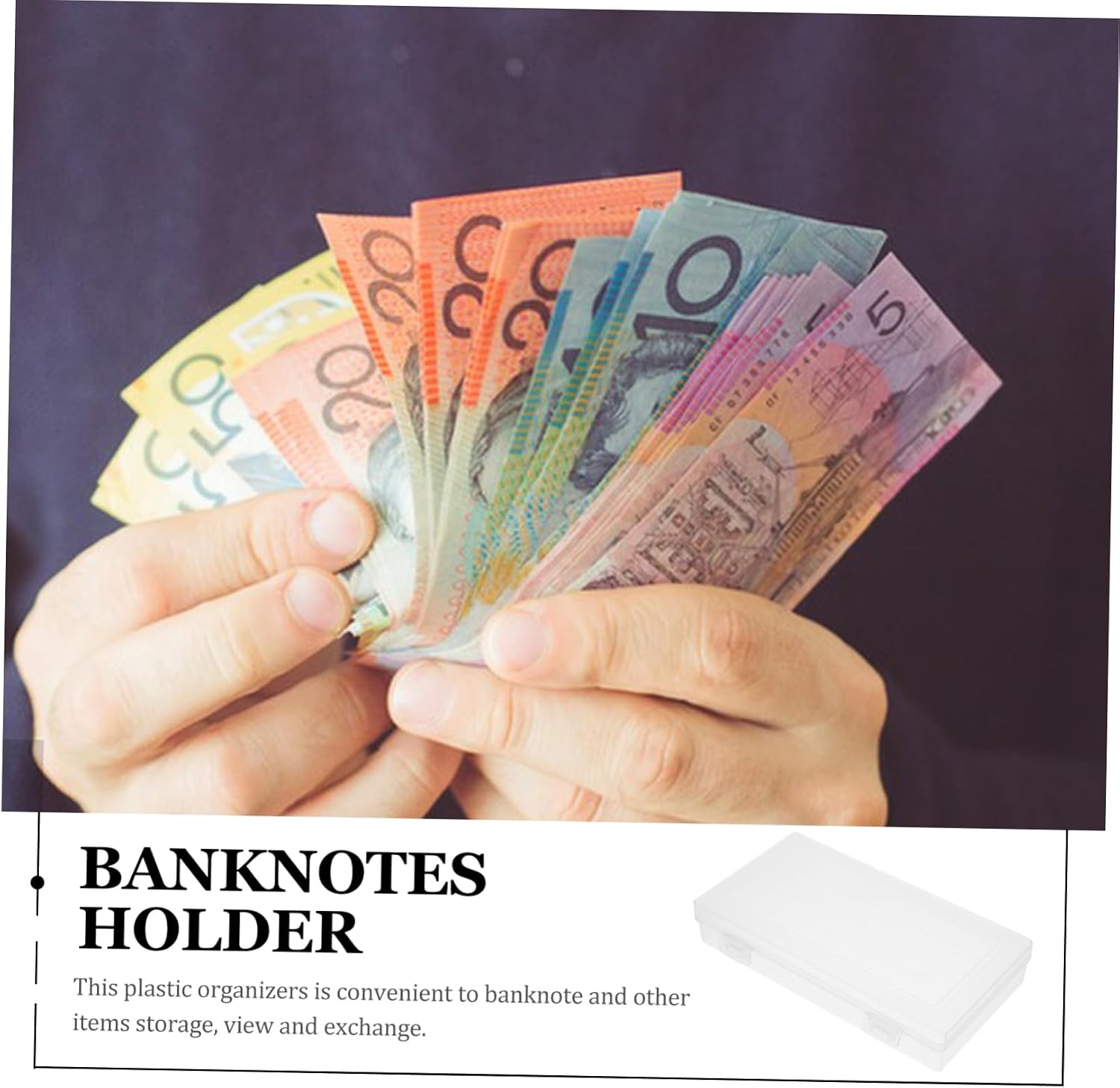 Banknote Holder Ps Storage Case for Collectors
