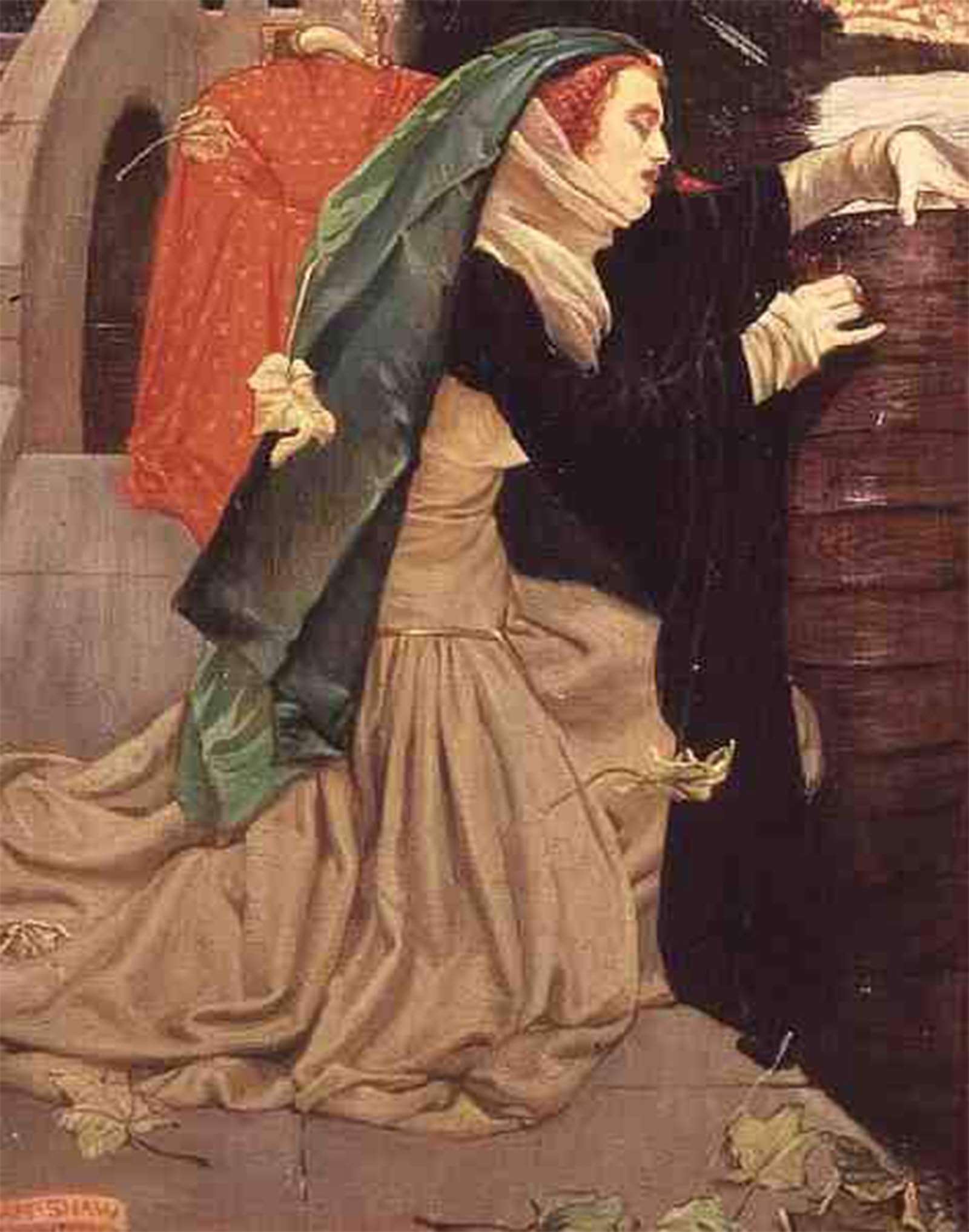 RZHRHJES Vintage Wall Art Picture on Canvas Wall Art Poster the Lady of Shalott by Byam Liston Shaw Canvas Poster for Office Decor 60x90cm