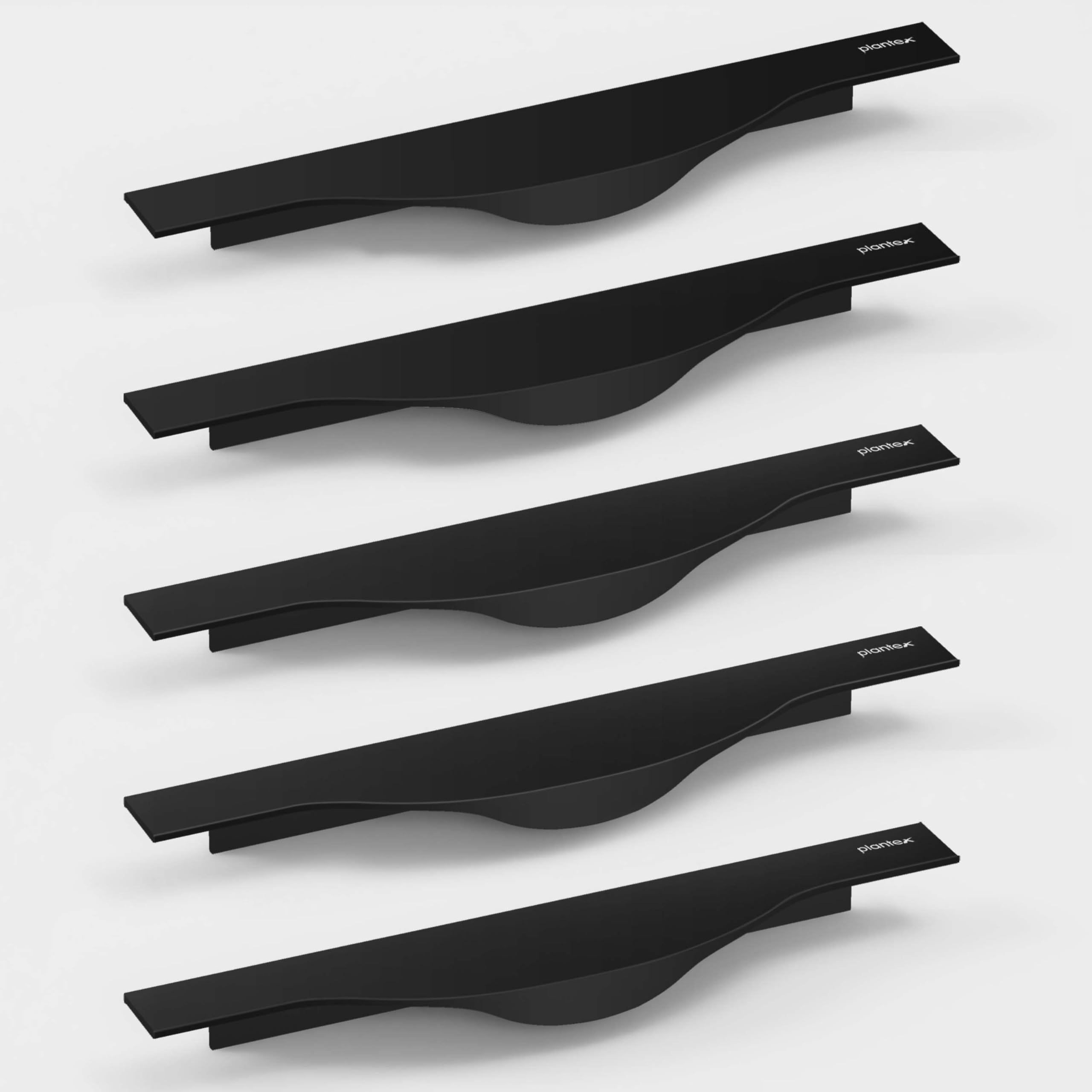 Plantex Profile Handle for Kitchen Cabinet/18 Inch Aluminium Drawer Profile Handle/Wardrobe Pull Handle for Home/Office/Hotel - Pack of 5 (Black) — Amazon image 14