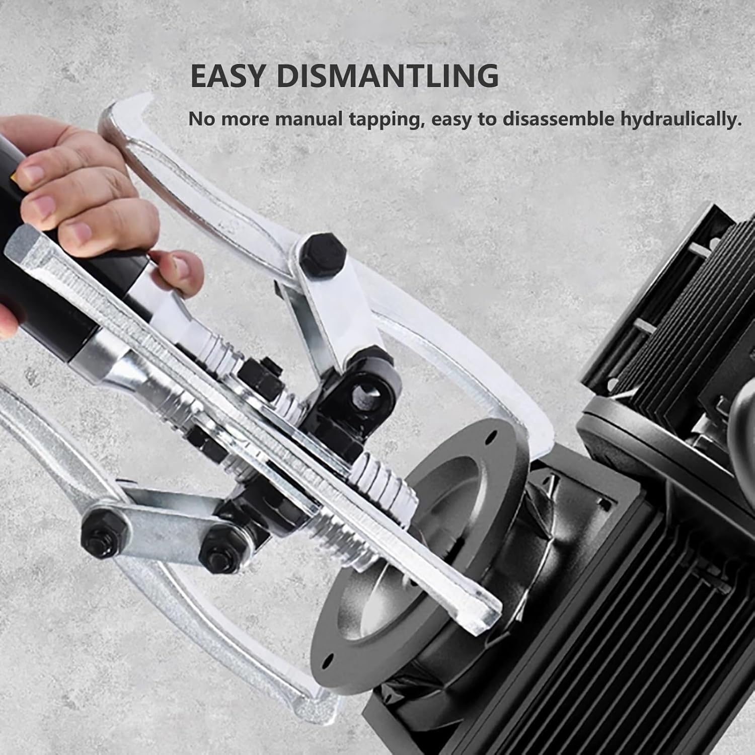 Hydraulic Puller Sets, Hydraulic pullers, 2-jaw Puller or 3-jaw Puller Separator, Wheel Bearing Puller Sets for Horizontal or Vertical use, Brake Drum pullers(5T/11000LB)