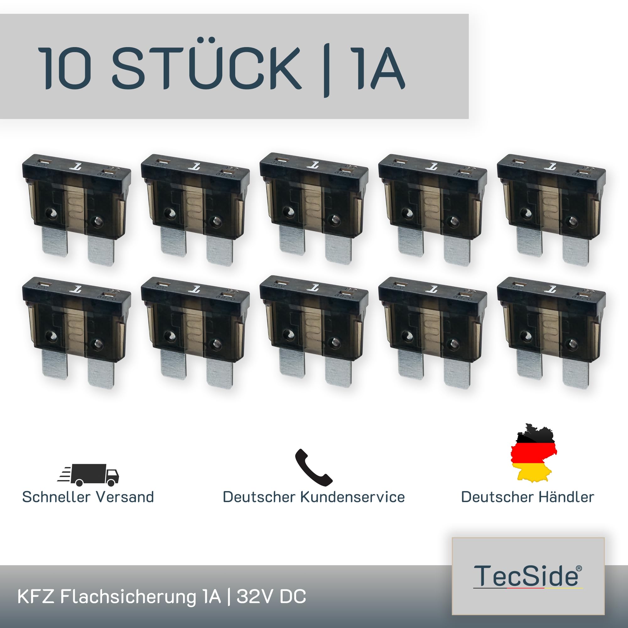KFZ-Flachsicherungen Sortiment 120 Stück - Für Auto & Motorrad