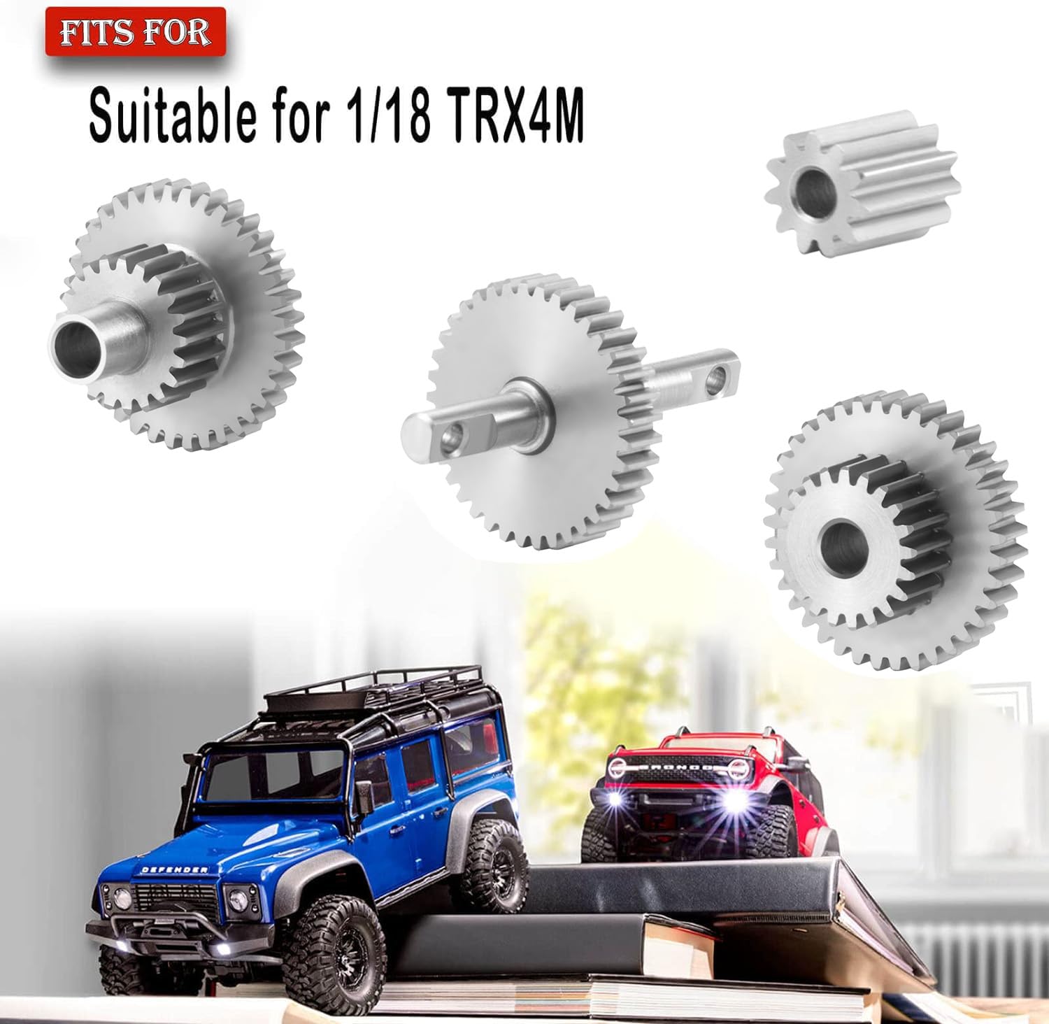 Traxxas Piñón De Transmisión De Alta Velocidad 9.7:1 Para Modelo TRX-4M – Ref. 9776X