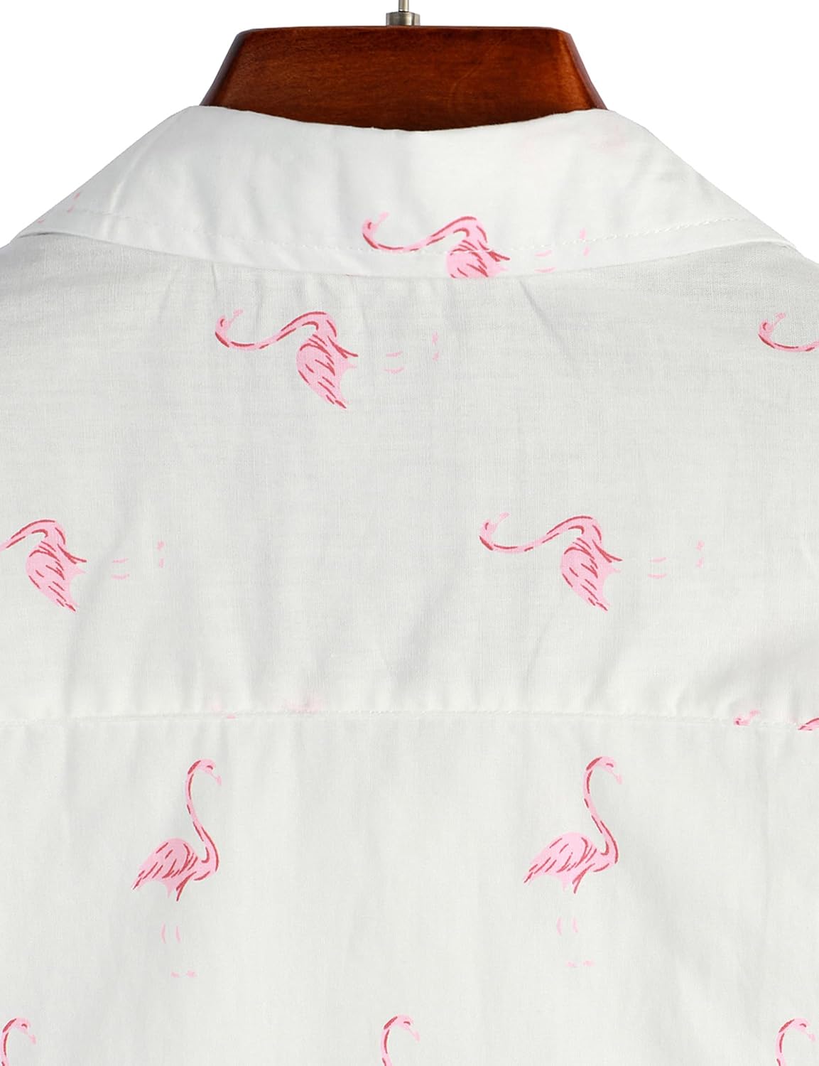 VATPAVE Mens 100% Cotton Hawaiian Shirts Floral Short Sleeve Button Down Shirts Summer Beach Shirts - Image 2