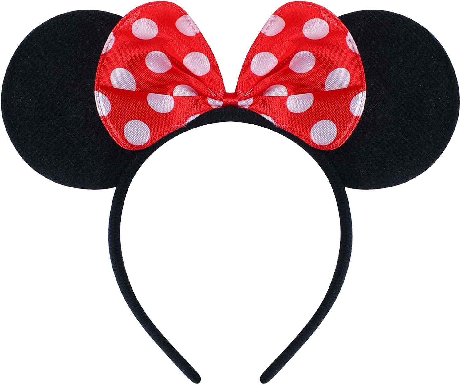 Miniatura 6 de Disfraz de bebé para niñas del primer segundo y tercer cumpleaños de lunares falda tutú orejas de ratón diadema para tarta sesión de fotos