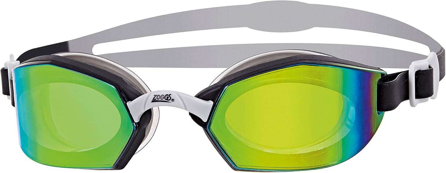 Zoggs Unisex's Ultima Air Lens Swimming Goggles Titanium with AntiFog