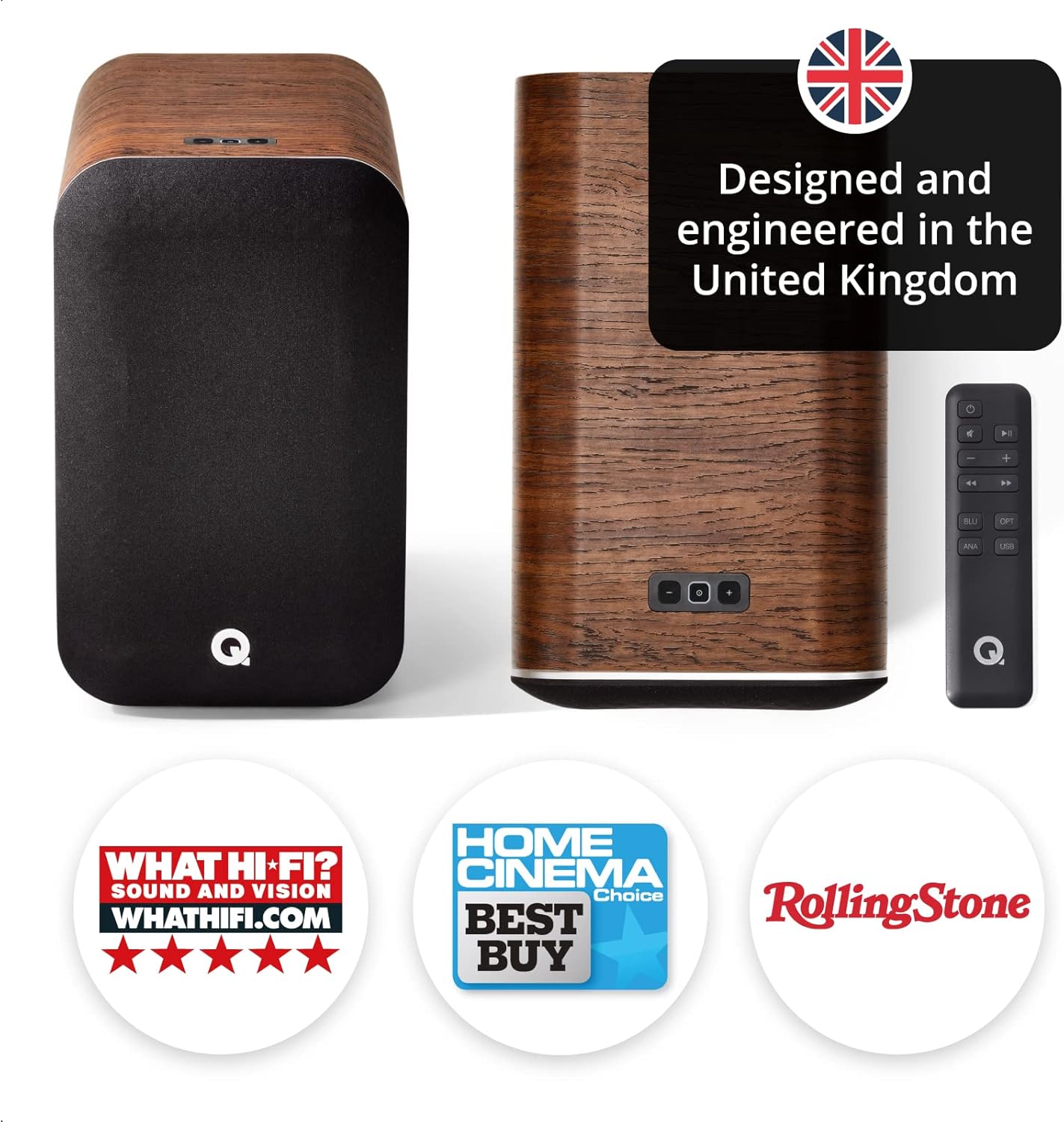 Q Acoustics M20 HD Wireless Music System – Walnut (US Version)
