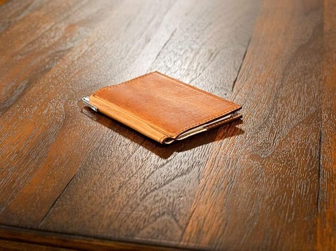 Mini Journal with a Pen, Extra Small Leather Journal