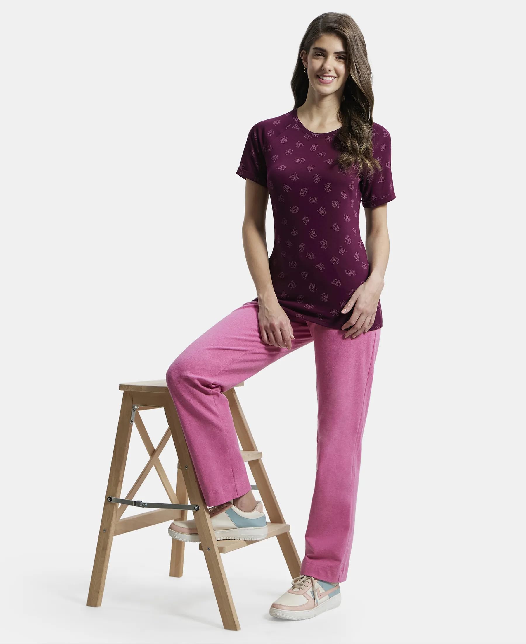 Jockey SS04 Women's High Coverage Super Combed Cotton Elastane Stretch Boy Leg with Concealed Waistband and StayFresh Treatment_Deep Taupe_XXL - Image 5 thumbnail