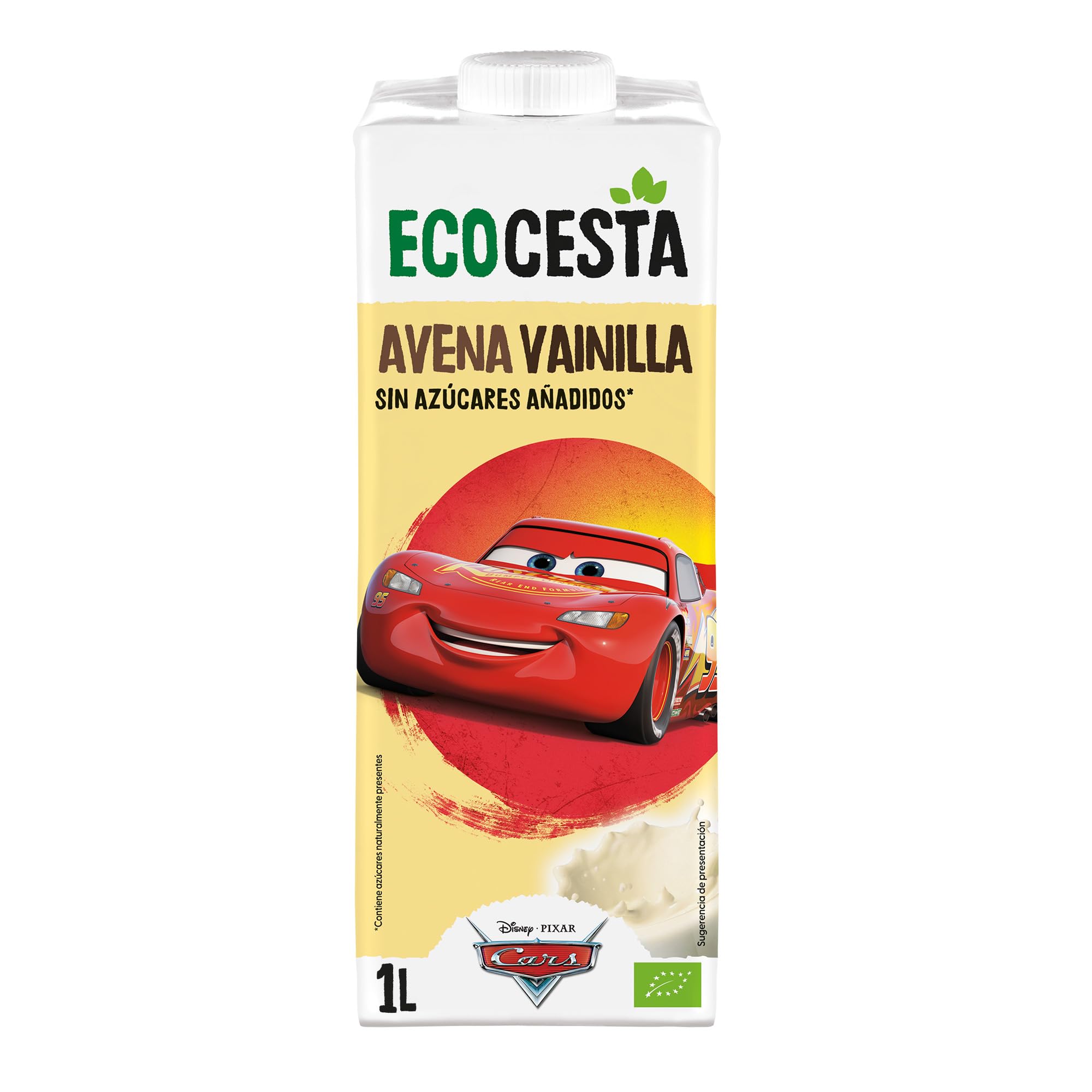 Pack 6 x 1 L Bebida Vegetal de Avena y Vainilla BIO, 100% Natural, Baja en Calorías, Vegano