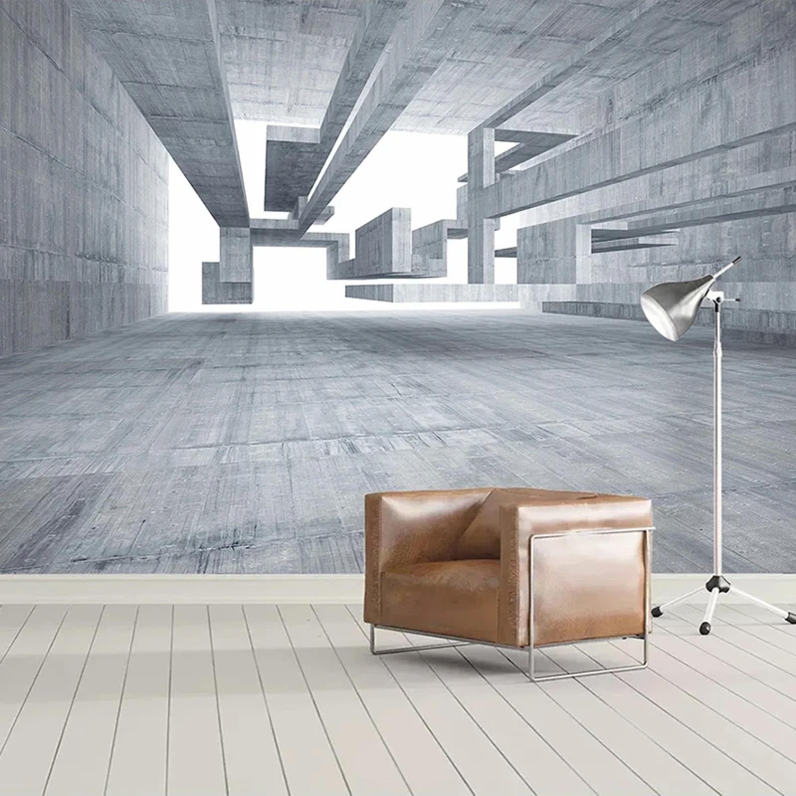 Papier peint mural 3d en soie art décoratif relief luxe pour chambre