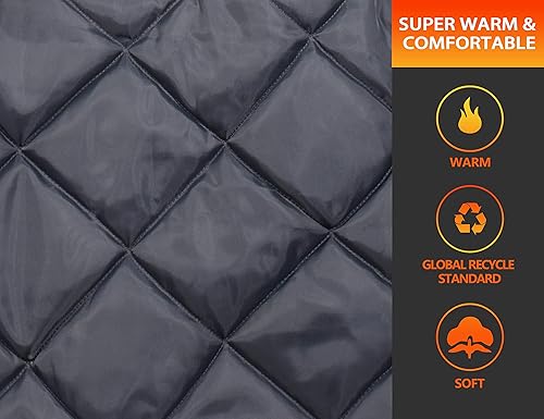 Miniatura 5 de Little Donkey Andy Chaqueta de esquí con capucha impermeable y aislante para mujer, chaqueta larga de montaña