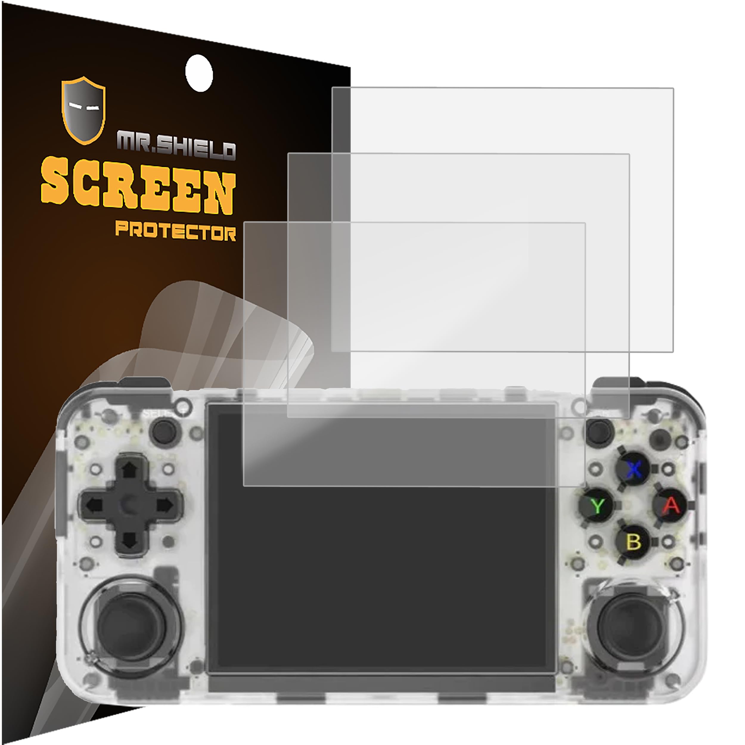 Mr.Shield Screen Protector compatible with ANBERNIC RG35XX H Anti-Glare [Matte] [3-Pack] (PET Material)