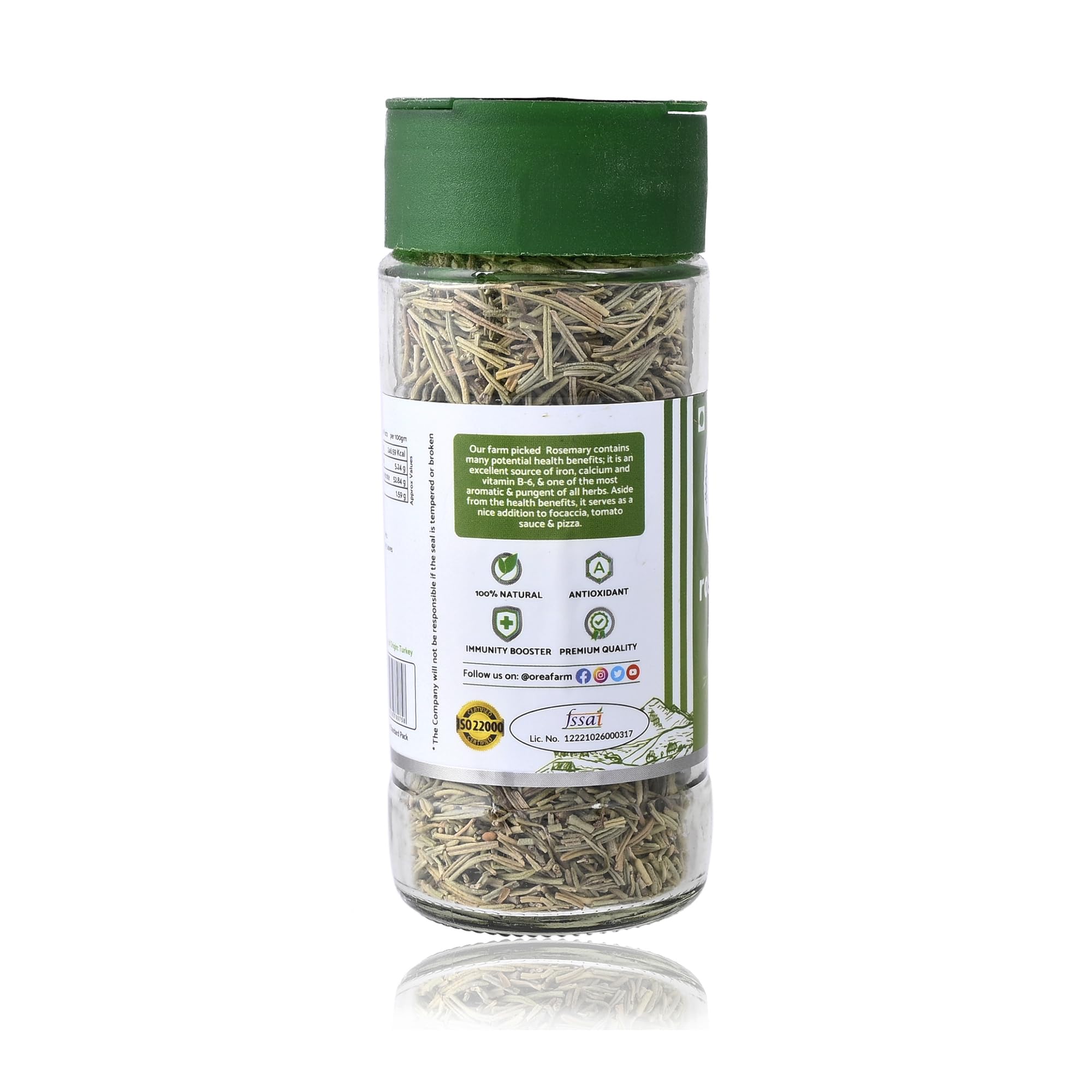 Orea Farm Dry Rosemary Leaves for Hair Growth, Seasoning, Marinades, Baking, 18 Gram - Image 6 thumbnail