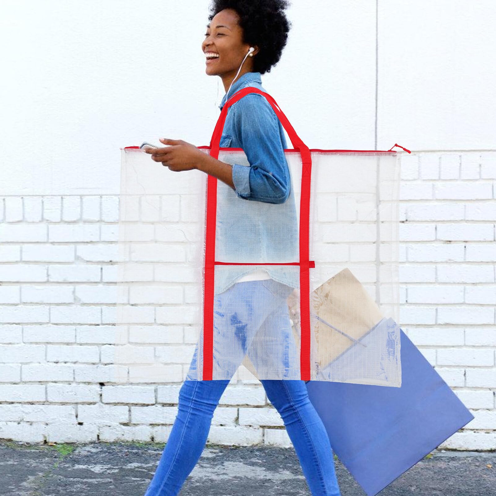 EXCEART Borsa Per Opere Arte Con Zip e Manici Per Poster e Progetti Scolastici Resistente e Riutilizzabile Durevole Per Schizzi All Aperto e Organizzazione