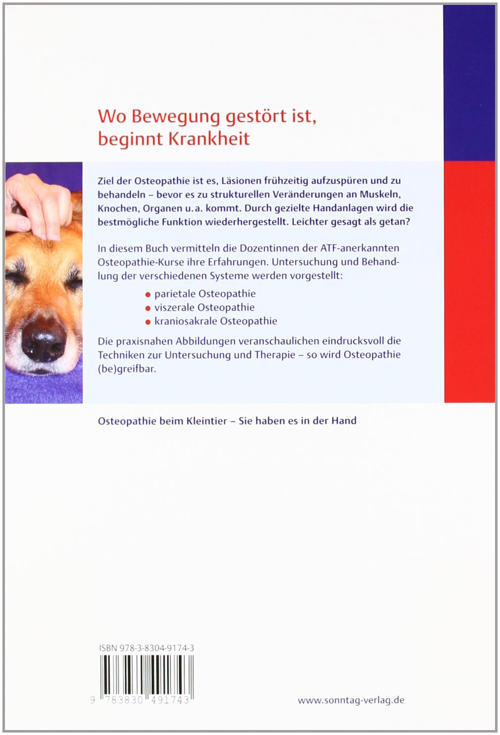 Osteopathie in der Kleintierpraxis: Das Buch zu den ATF-anerkannten Kursen