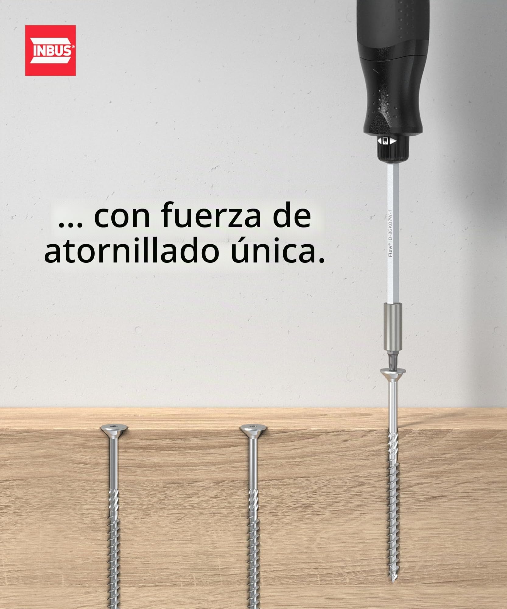 INBUS® Destornillador Flow® incl. 12 puntas (Made in Germany) | (ID: 73424)