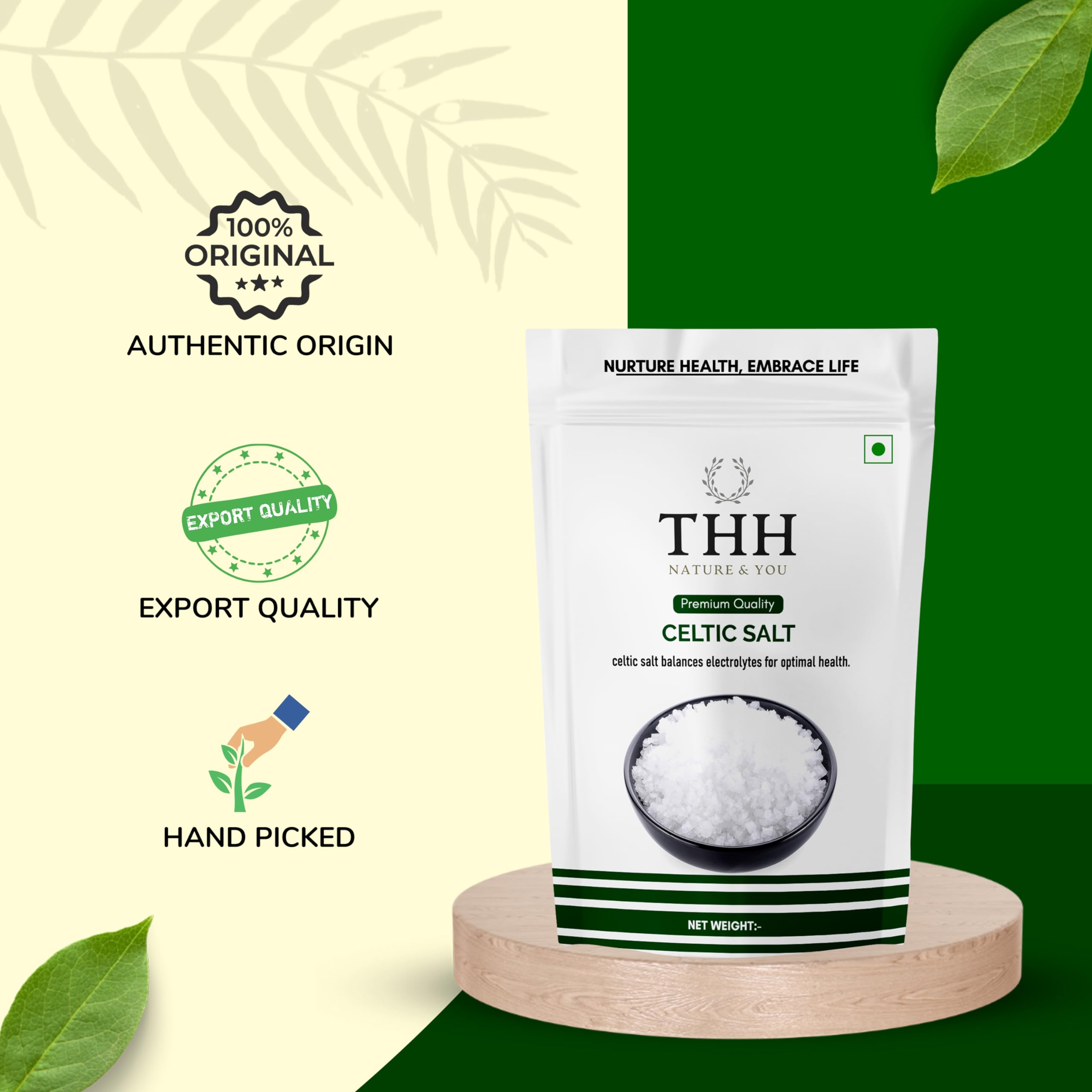 THH Celtic Salt Refill Pack - 450gm - Image 4 thumbnail