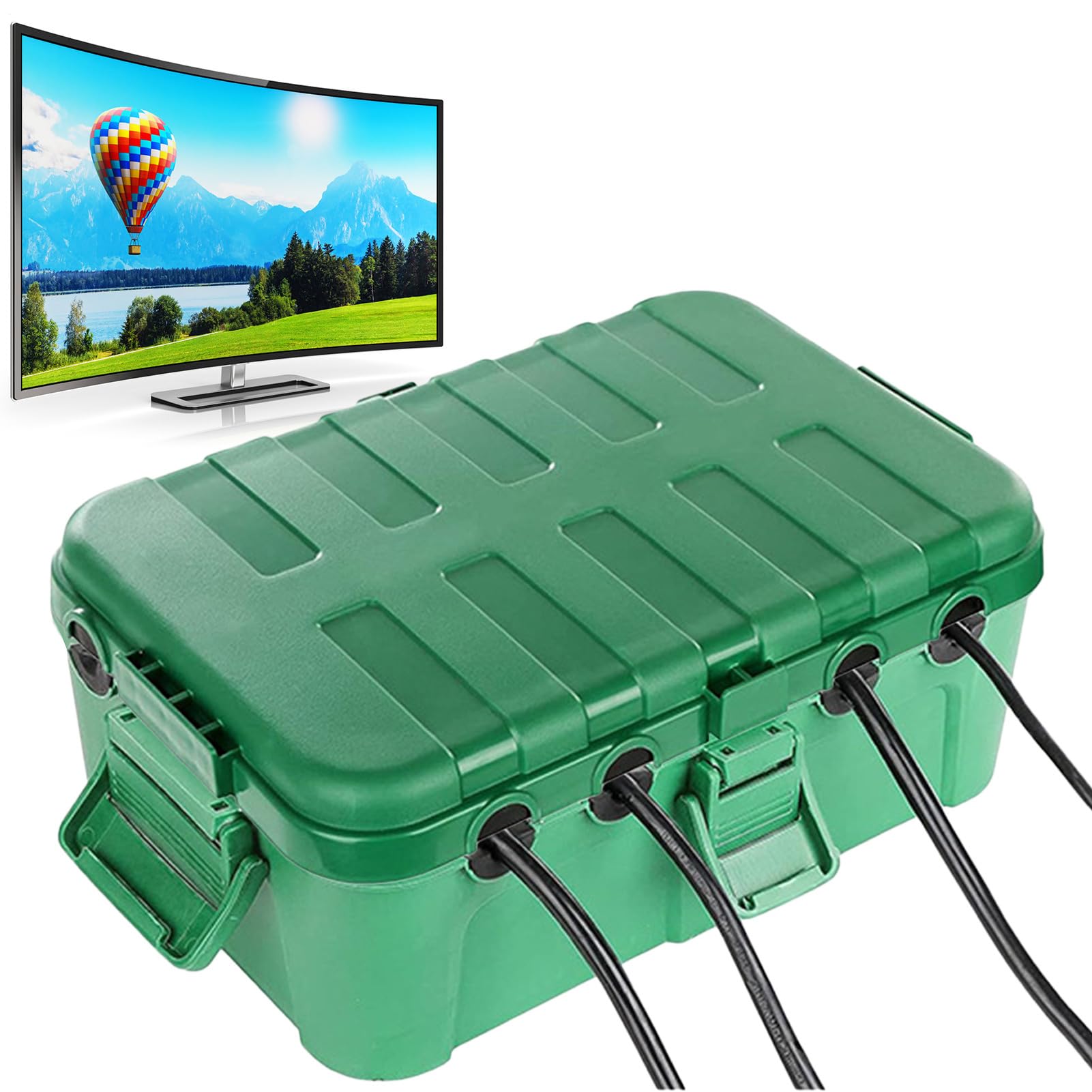 Amazon.co.jp: 【2023新版・大型】屋外 電源ボックス 防雨型