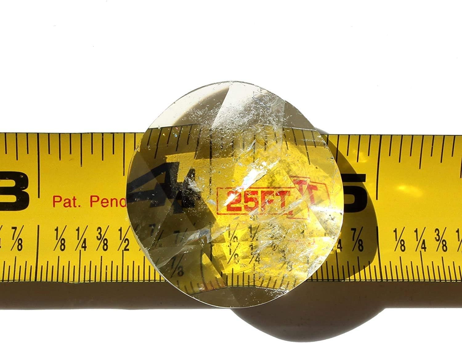 Crystal Quartz Shield of David - Hexagonal 6 Pointed Quartz Star or The Compound of Two Equilateral Triangle Within a Disk of Natural Clear Quartz Crystal - The King's Star - Seal of Solomon