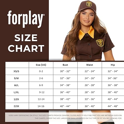 Miniatura 7 de Forplay Disfraz sexy de carga preciosa para mujer Marrón