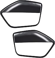 ECOTRIC Black ABS Plastic Door Panel Insert Covers for 2005-2009 Ford Mustang - Durable Vacuum-Molded Replacement