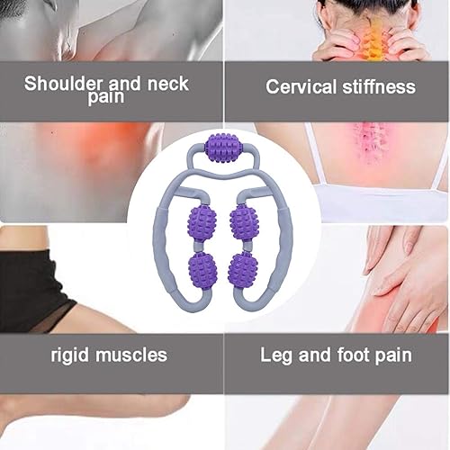 Miniatura 5 de Rodillo de masaje de espuma para fitness, 1 unidad, para yoga, fitness, relajación muscular, masajeador de brazo para piernas y deportes