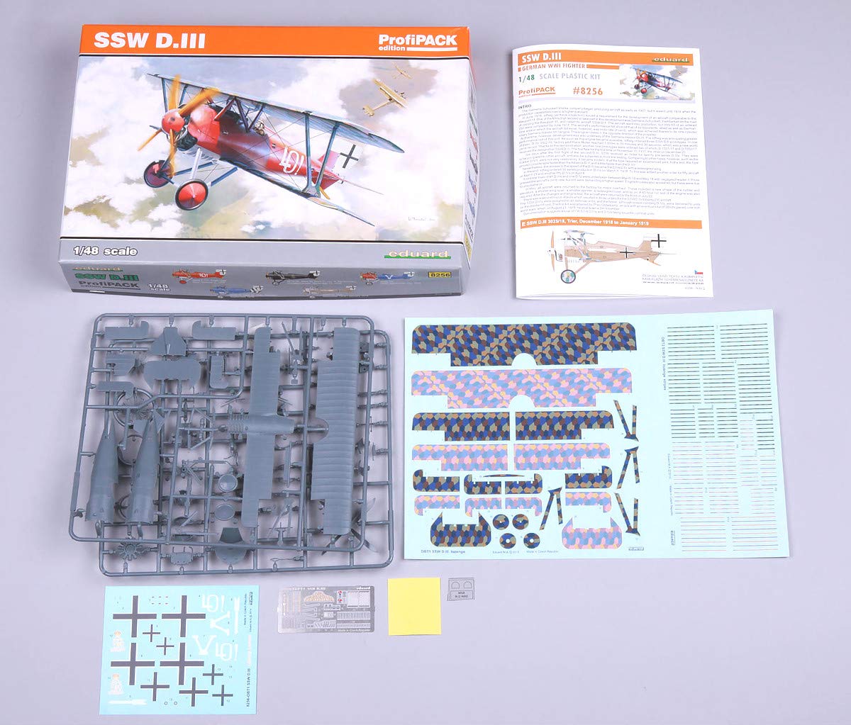 Amazon | エデュアルド 1/48 SSW D.III WW I ドイツ戦闘機 リミテッド