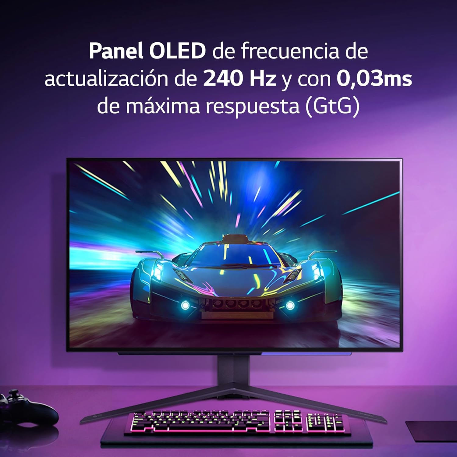 Ecran PC gaming LG 27GR95QE B 27″ QHD Noir 3