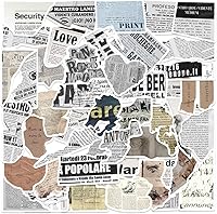 Vista 9 de Calcomanías estéticas impermeables para laptop, 57 piezas para botella de agua, laptop, computadora, patineta, parachoques, calcomanías estéticas