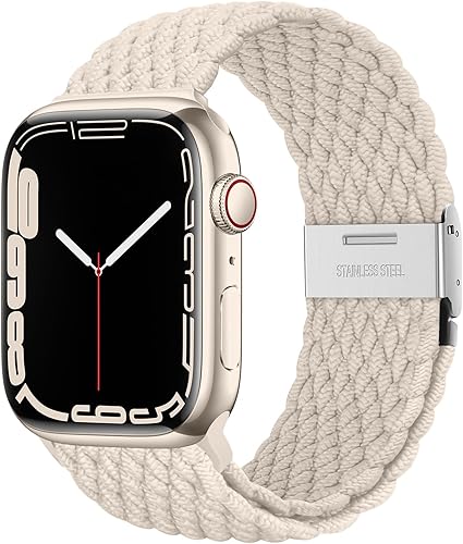 Qimela Correa Compatible con Apple Watch de 38 mm, 40 mm, 41 mm, 42 mm, 44 mm, 45 mm, 46 mm, 49 mm, para mujeres y hombres, correa deportiva Solo