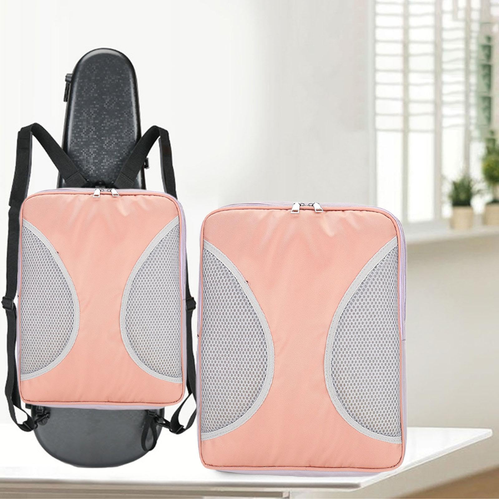 Colcolo Musiknoten Tasche Instrumententasche Musikständertasche Notentasche Nylon Wasserdicht Tragetasche mit Schultergurt für Musiker Transport, ROSA