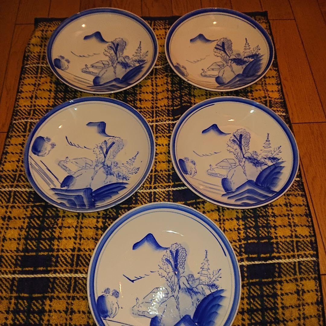 平戸松山　創作唐子　長角皿　長方形　皿　4枚 平戸松山 創作唐子 長角皿 長方形 皿 4枚 唐子 | 三川内焼