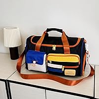 Vista 118 de Pequeña bolsa de gimnasio para mujer, bolsa de viaje con compartimento para zapatos