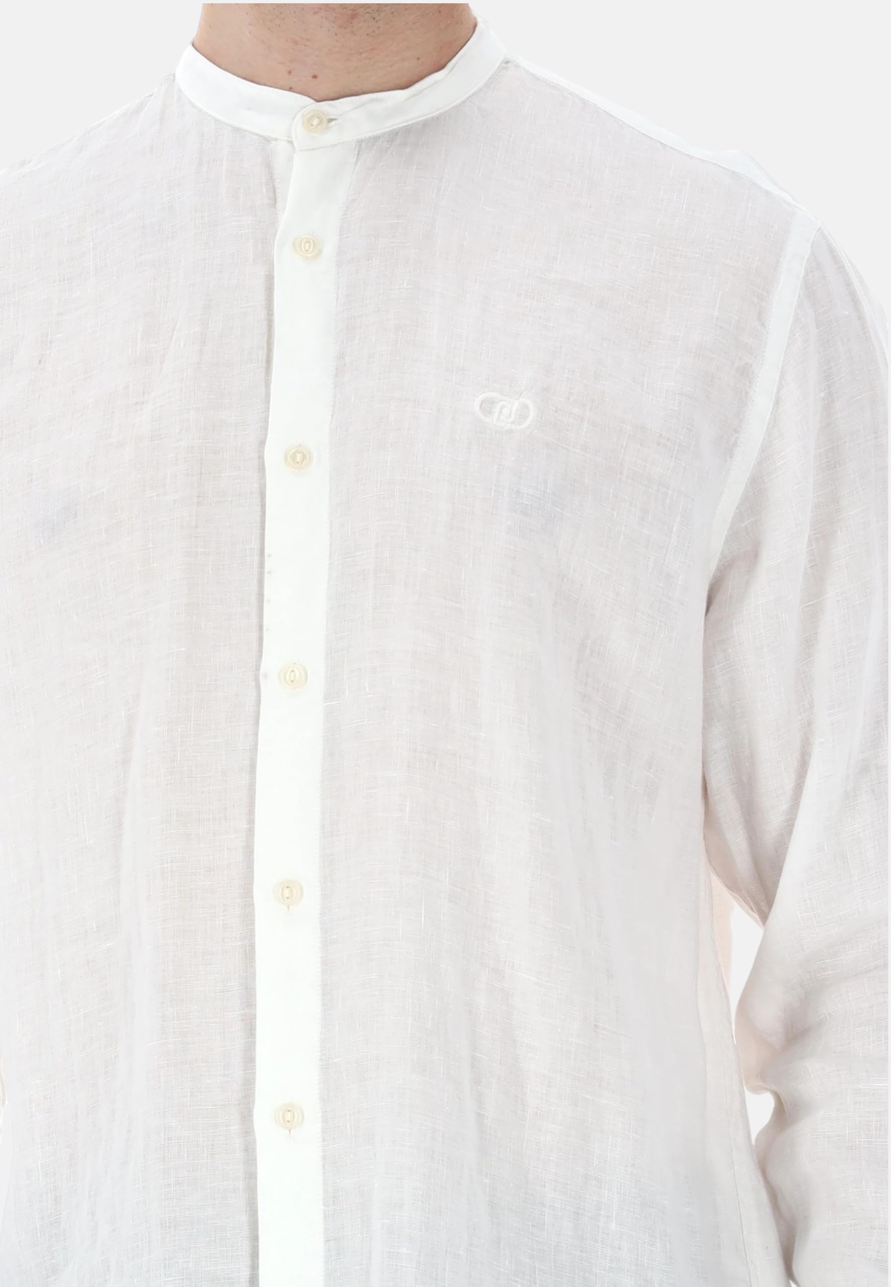 Liu Jo Hombre Camisa Manga Larga Lino QXX100T4359