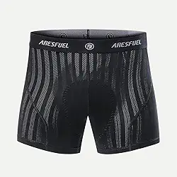 Shorts de bicicleta acolchoados masculinos, respirável, secagem rápida, conforto elástico para ciclismo de longa distância, estrada e mountain bike, roupas de bicicleta acolchoadas para homens, equipa